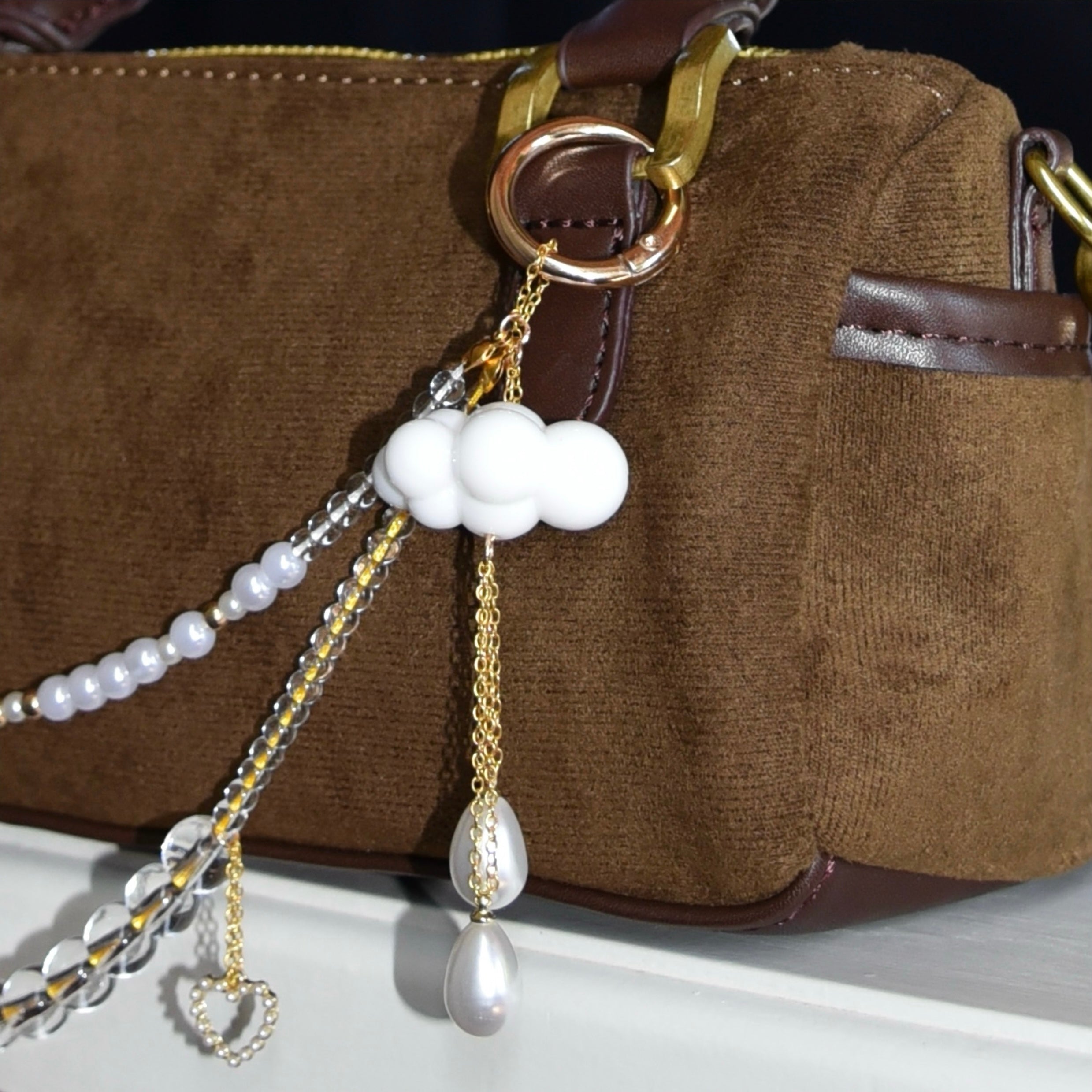 CHARM BORSA WHITE CLOUD