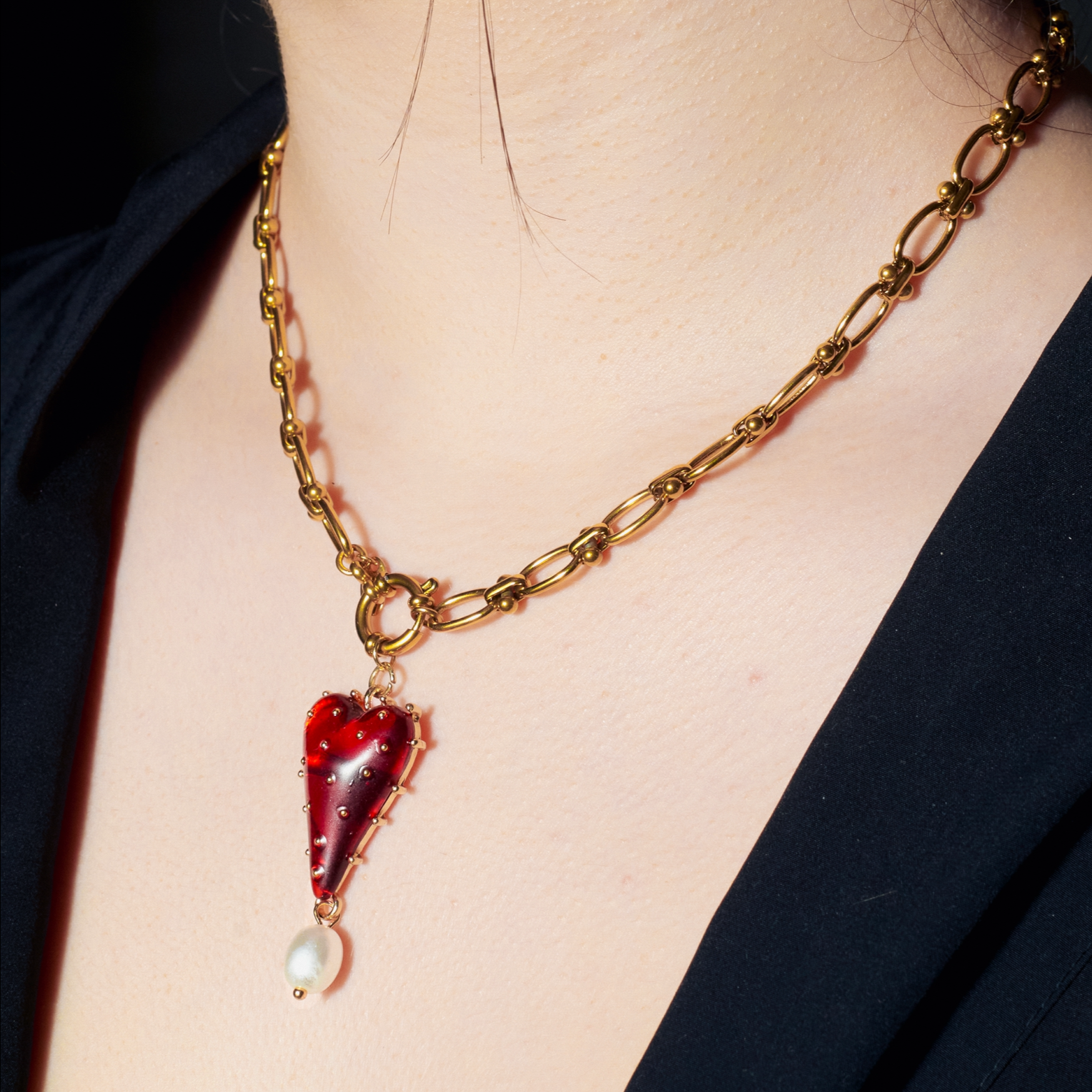 COLLANA ROSSO VENEZIANO