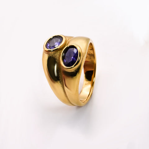 ANELLO DOUBLE VIOLET