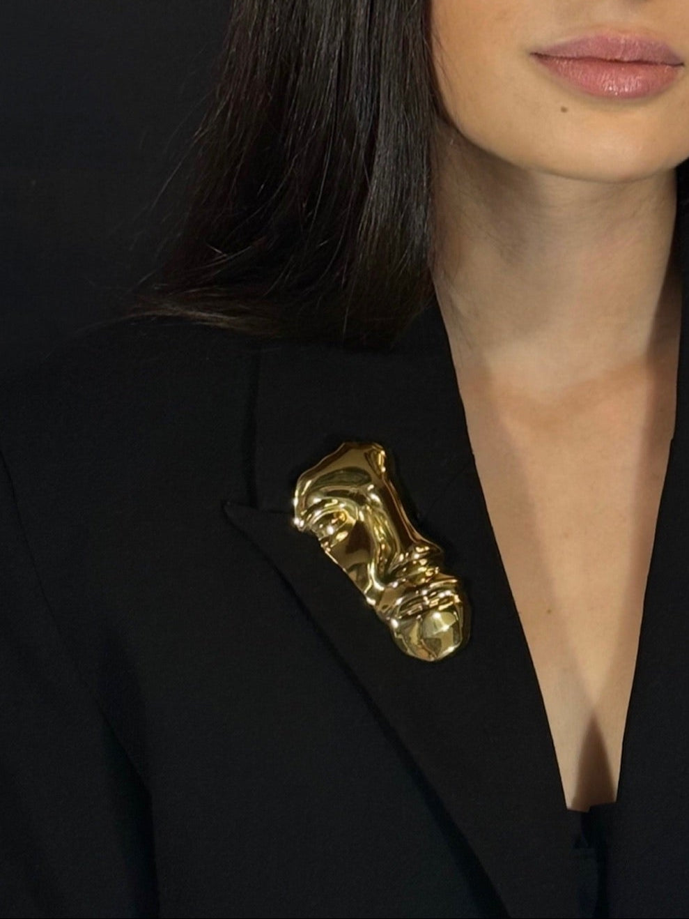 SPILLA VOLTO RIFLESSO ORO
