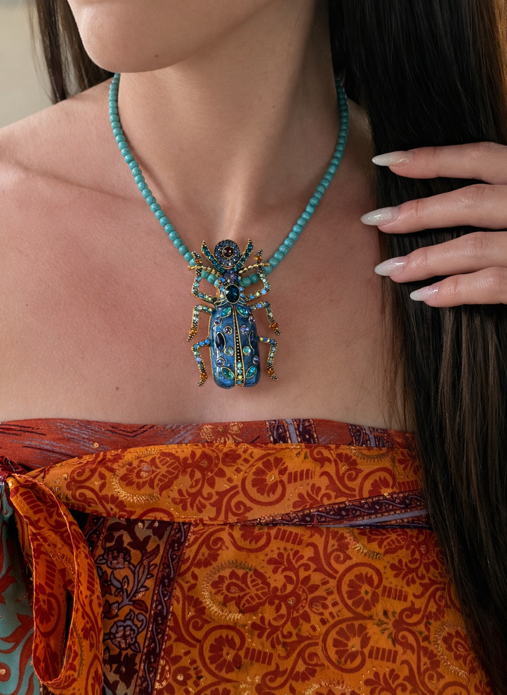 SPILLA BLUE SCARABEO