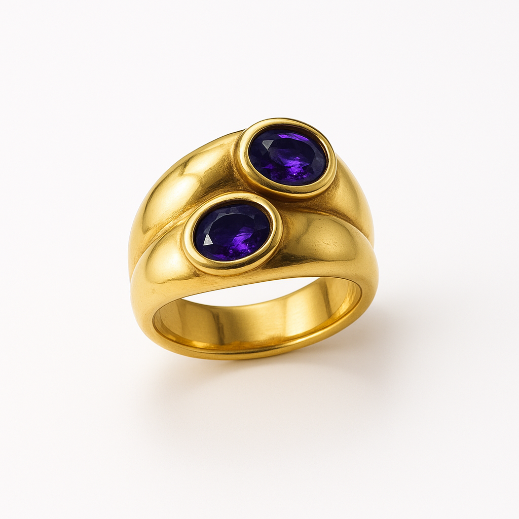 ANELLO DOUBLE VIOLET
