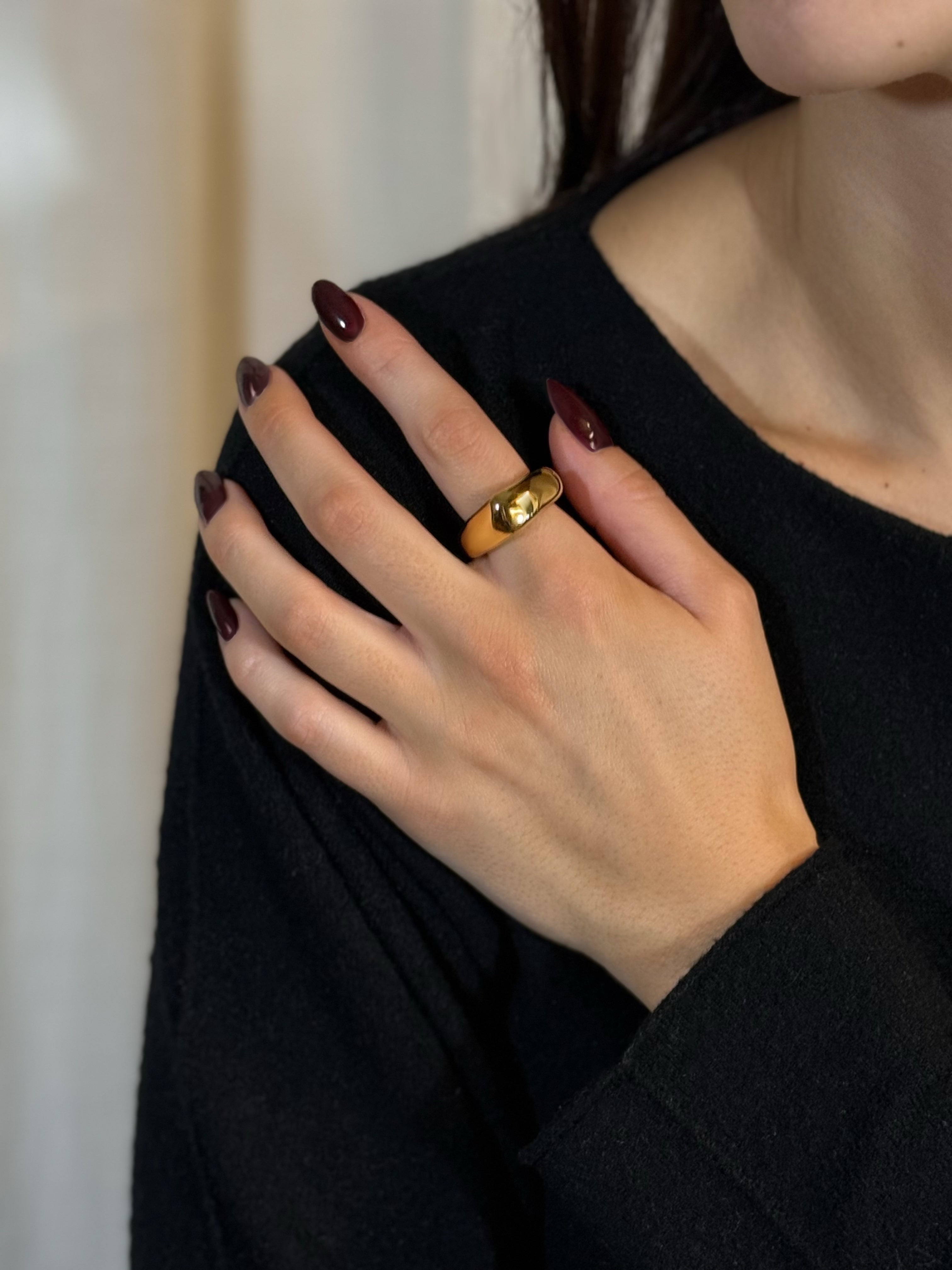 ANELLO GEOMETRIC ORO