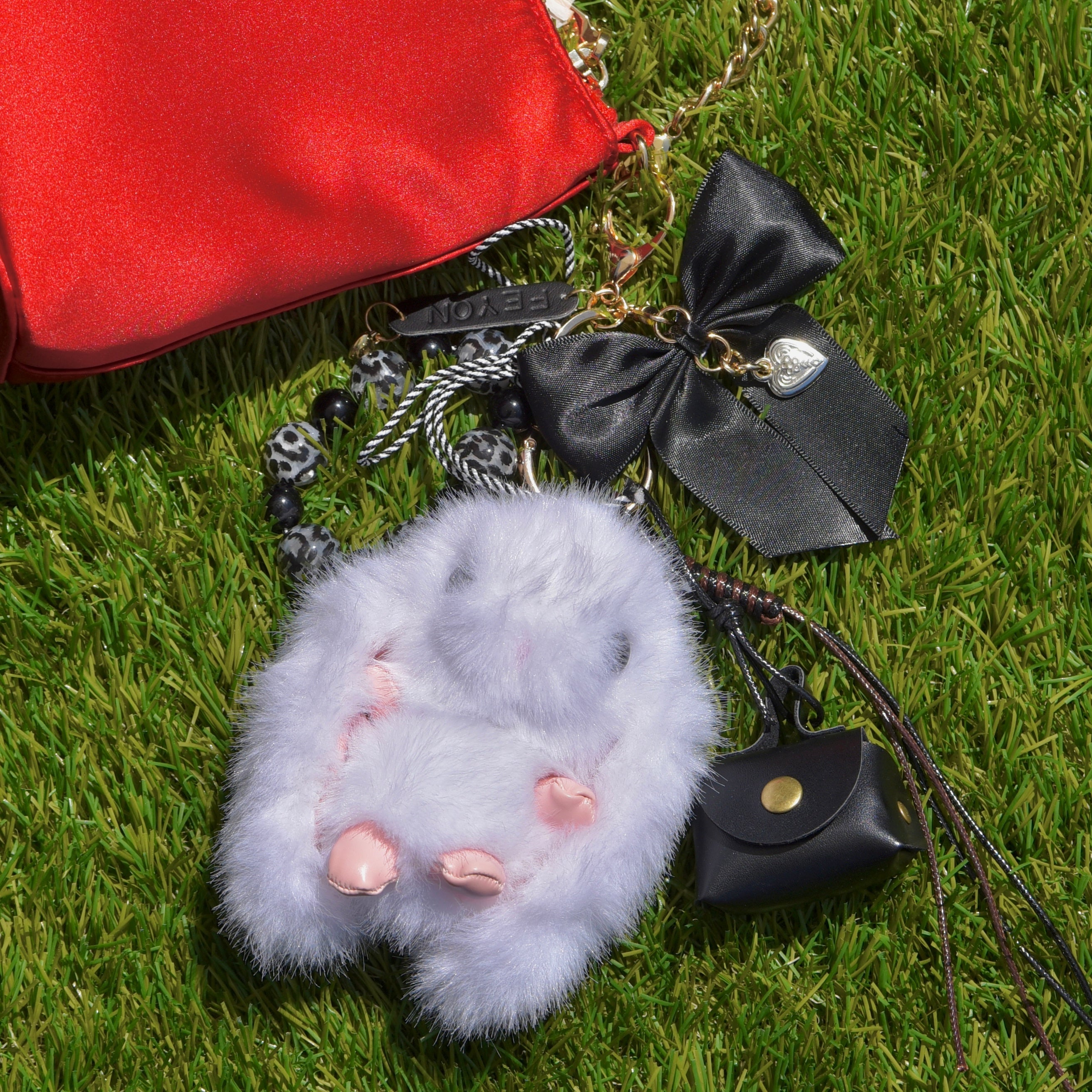 CHARM BORSA BIANCONIGLIO