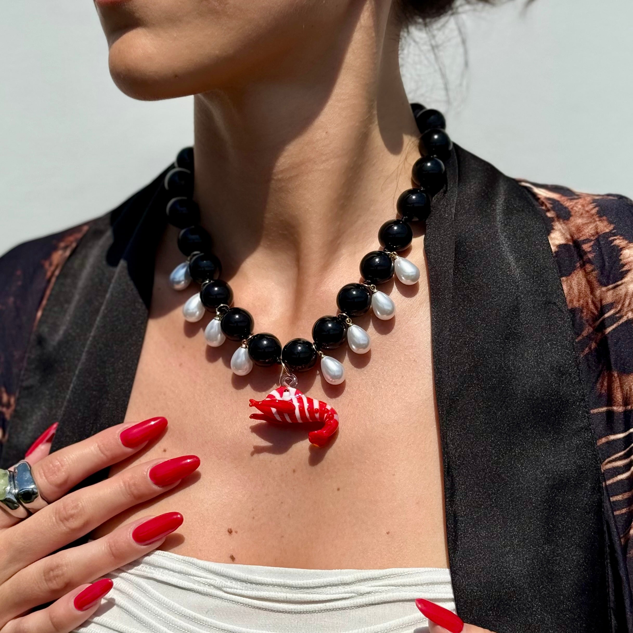 COLLANA BLACK ARAGOSTA