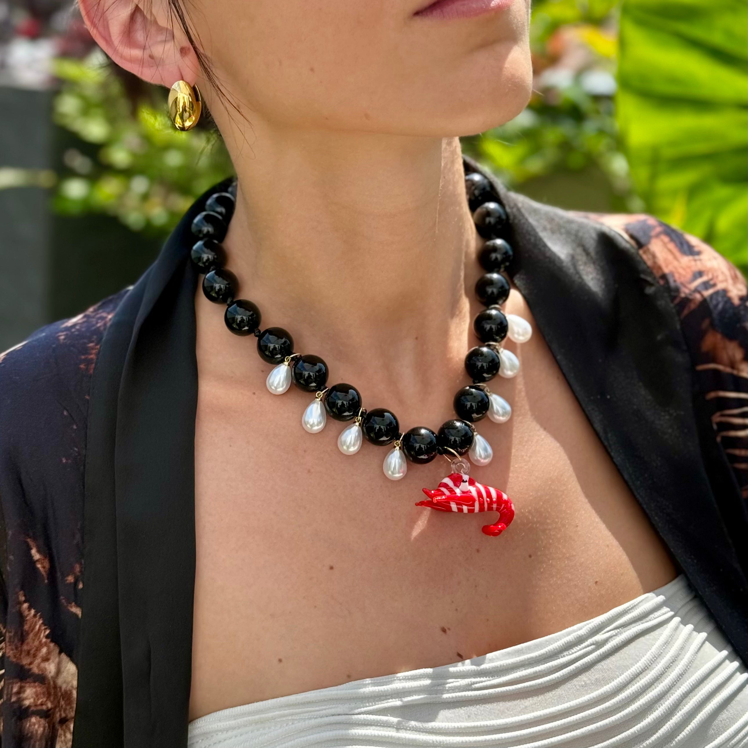 COLLANA BLACK ARAGOSTA