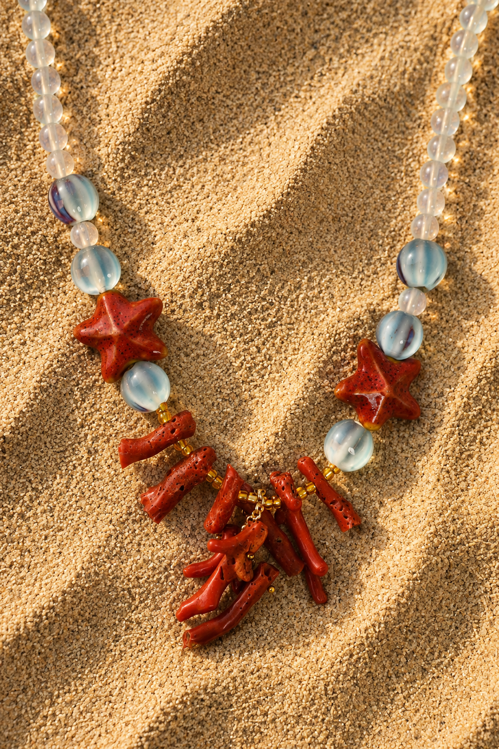 COLLANA CORALLO DI MARE