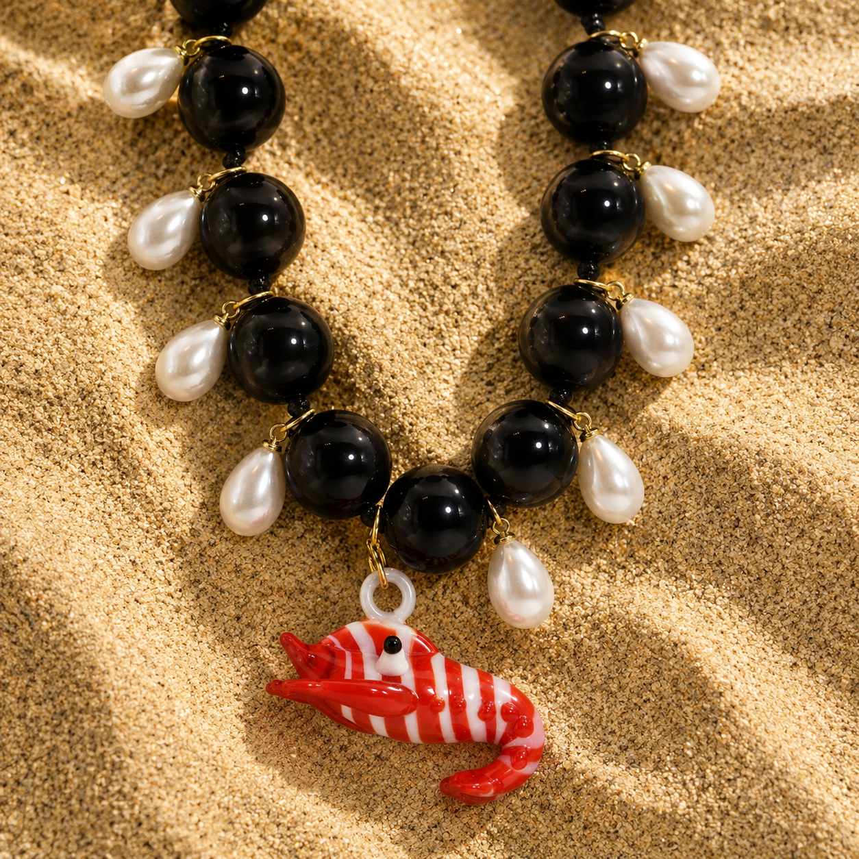 COLLANA BLACK ARAGOSTA