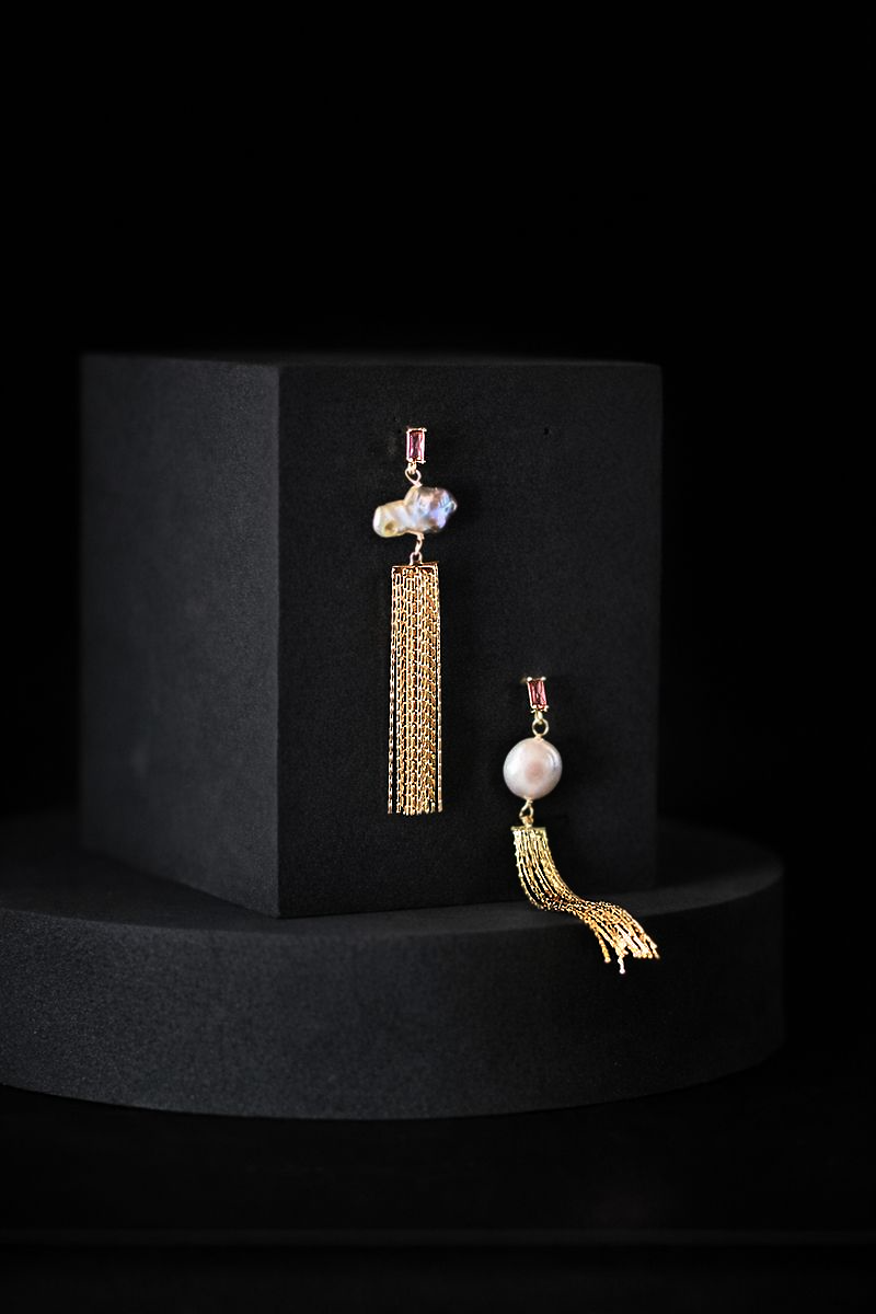 ORECCHINI ÉCLAT AMARANTO