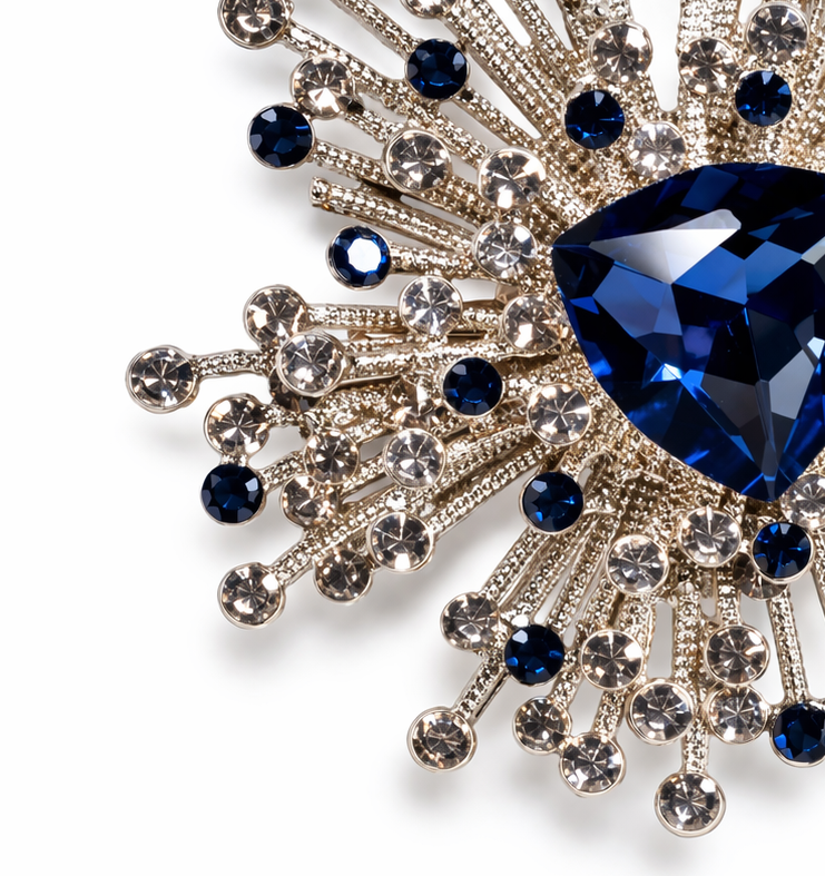 SPILLA STELLA IMPERIALE BLU